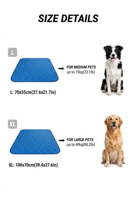 Dog Cooling Mat | Self-Cooling Gel Pad for Large & Small Dogs — No Water or Electricity Needed