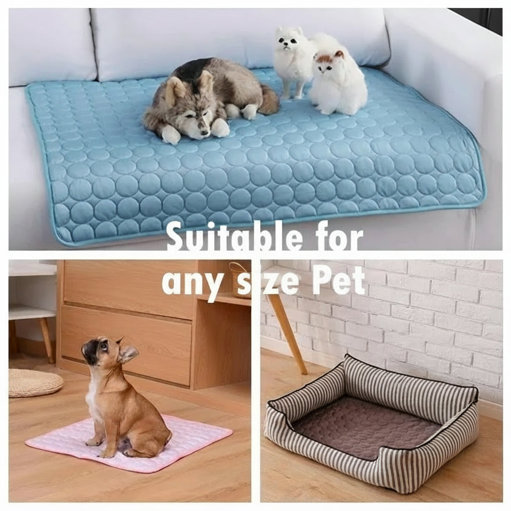 Dog Cooling Mat | Self-Cooling Gel Pad for Large & Small Dogs — No Water or Electricity Needed